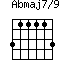 Abmaj7/9=311113_1