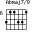 Abmaj7/9=311331_6