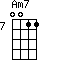Am7=0011_7
