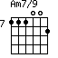 Am7/9=111002_7
