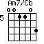 Am7/Cb=001103_5