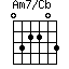 Am7/Cb=032203_1