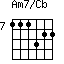 Am7/Cb=111322_7