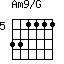 Am9/G=331111_5