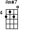 Am#7=2120_4