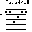 Asus4/C#=113211_5