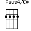 Asus4/C#=2222_1