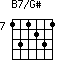 B7/G#=131231_7