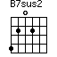 B7sus2=4202_1