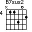 B7sus2=N11302_4