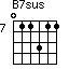 B7sus=011311_7