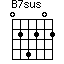 B7sus=024202_1