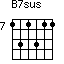 B7sus=131311_7