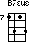 B7sus=1313_7