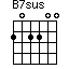 B7sus=202200_1