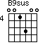 B9sus=001300_4