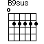 B9sus=022222_1