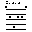 B9sus=024220_1