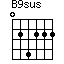 B9sus=024222_1