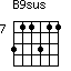 B9sus=311311_7