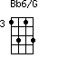 Bb6/G=1313_3