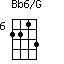 Bb6/G=2213_6