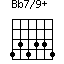 Bb7/9+=434334_1
