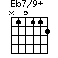 Bb7/9+=N10112_1