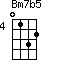 Bm7b5=0132_4