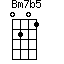 Bm7b5=0201_1