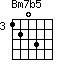 Bm7b5=1203_3