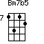Bm7b5=1312_7