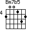Bm7b5=200132_4