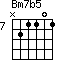 Bm7b5=N21101_7