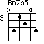 Bm7b5=N31203_3