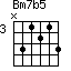 Bm7b5=N31213_3
