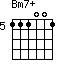 Bm7+=111001_5