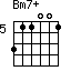 Bm7+=311001_5