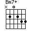 Bm7+=N20233_1