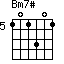 Bm7#=101301_5