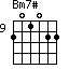 Bm7#=201022_9