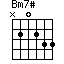 Bm7#=N20233_1