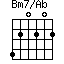 Bm7/Ab=420202_1