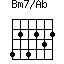 Bm7/Ab=424232_1