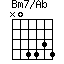Bm7/Ab=N04434_1