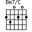 Bm7/C=230202_1