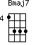 Bmaj7=1333_4