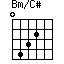 Bm/C#=0432_1