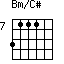 Bm/C#=3111_7