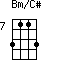 Bm/C#=3113_7